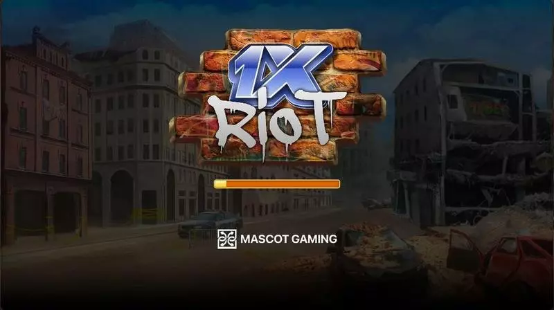 Introduction Screen - 1X Riot Mascot Gaming Slots Game