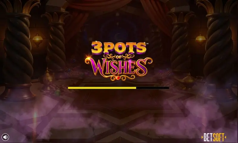 Introduction Screen - 3 Pots of Wishes BetSoft Slots Game