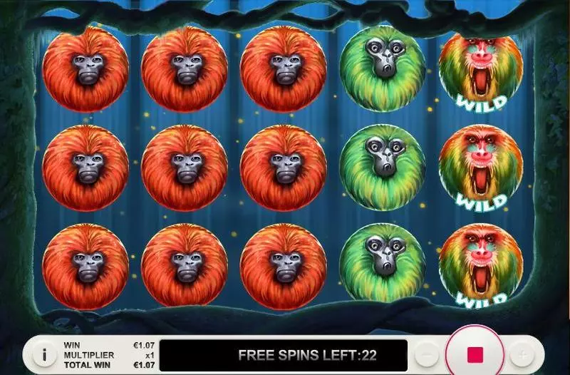 Main Screen Reels - 7 Monkeys Topgame Slots Game