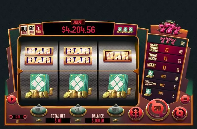 Info and Rules - 777 RTG Slots Game