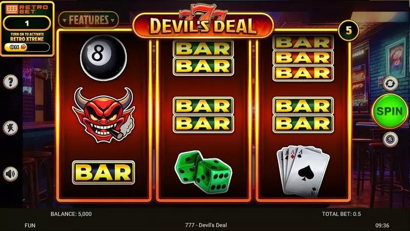 Main Screen Reels - 777 – Devil’s Deal Spinomenal Slots Game