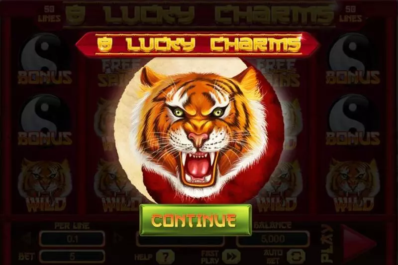 Info and Rules - 8 Lucky Charms Spinomenal Slots Game