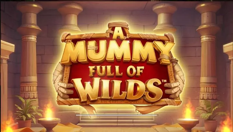 Introduction Screen - A Mummy Full of Wilds Greentube Slots Game