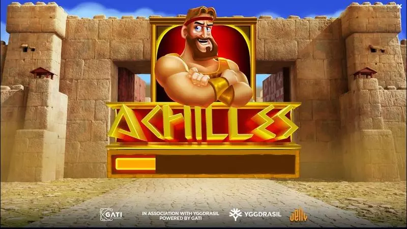 Introduction Screen - Achilles Jelly Entertainment Slots Game
