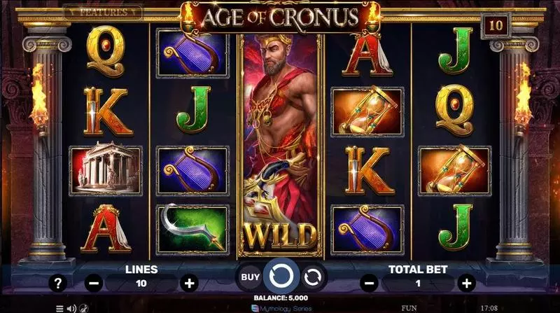 Main Screen Reels - Age Of Cronus Spinomenal Slots Game