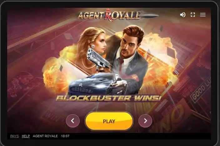 Info and Rules - Agent Royale Red Tiger Gaming Slots Game