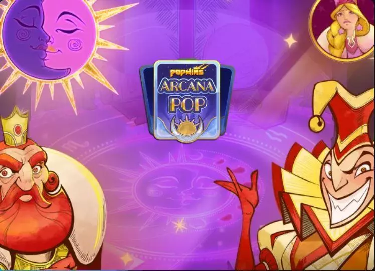 Introduction Screen - ArcanaPop AvatarUX Slots Game
