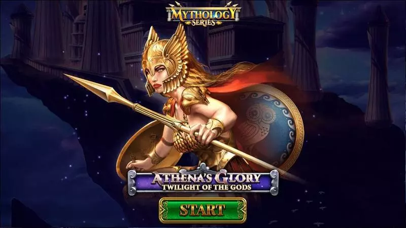 Introduction Screen - Athena’s Glory – Twilight Of The Gods Spinomenal Slots Game