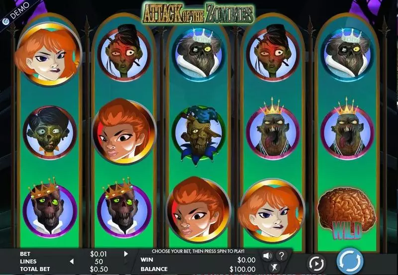  - Attack Of The Zombies Genesis Slots Game