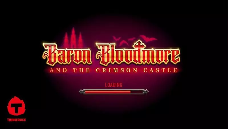 Logo - Baron Bloodmore and the Crimson Castle Thunderkick Slots Game