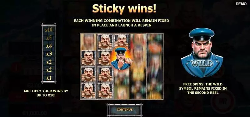 Info and Rules - Beating Alcatraz Red Rake Gaming Slots Game