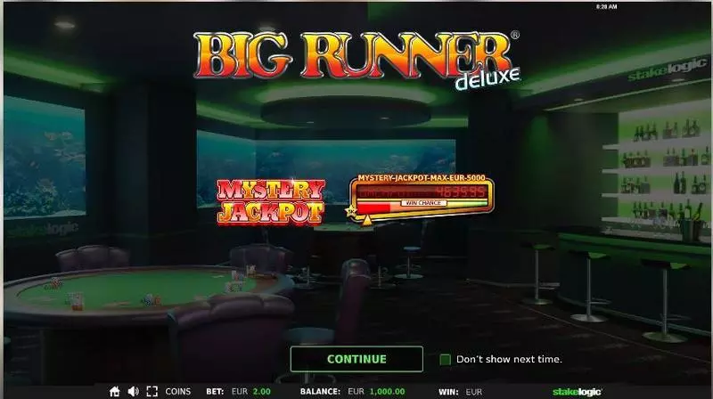 Info and Rules - Big Runner Deluxe StakeLogic Slots Game