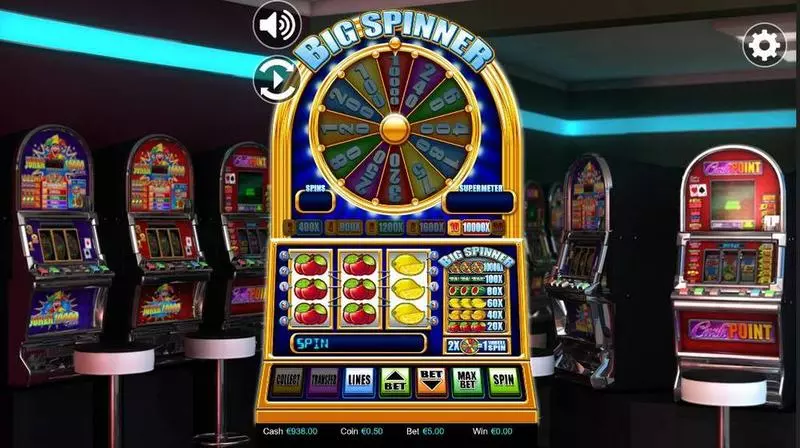 Main Screen Reels - Big Spinner Betdigital Slots Game