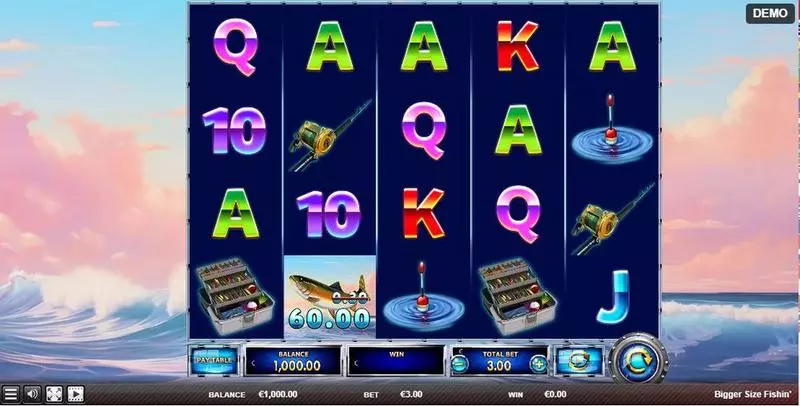  - Bigger Size Fishing Red Rake Gaming Slots Game