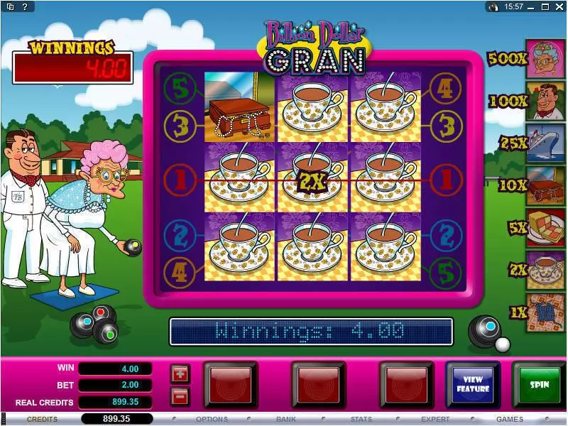 Bonus 1 - Billion Dollar Gran Microgaming Slots Game