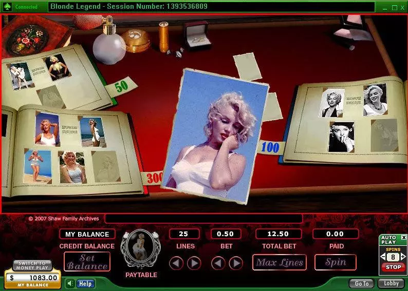 Bonus 1 - Blonde Legend 888 Slots Game