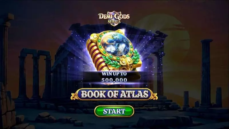 Introduction Screen - Book Of Atlas Spinomenal Slots Game