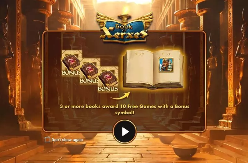 Info and Rules - Book Of Xerxes Apparat Gaming Slots Game