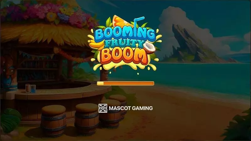 Introduction Screen - Booming Fruity Boom Mascot Gaming Slots Game