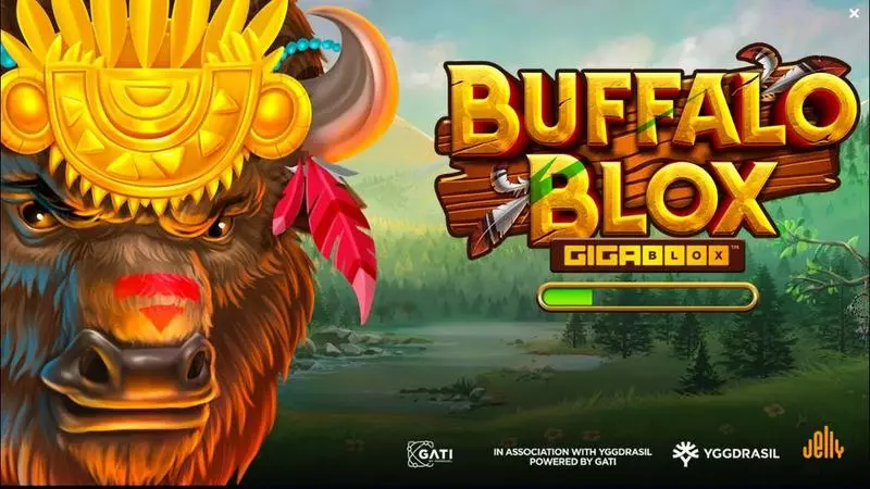 Introduction Screen - Buffalo Blox Gigablox Jelly Entertainment Slots Game