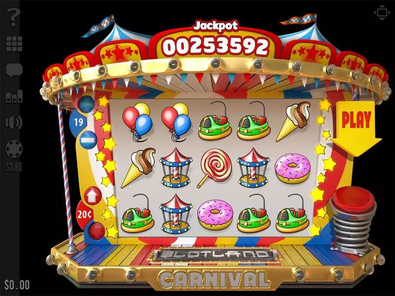 Main Screen Reels - Carnival Slotland Software Slots Game