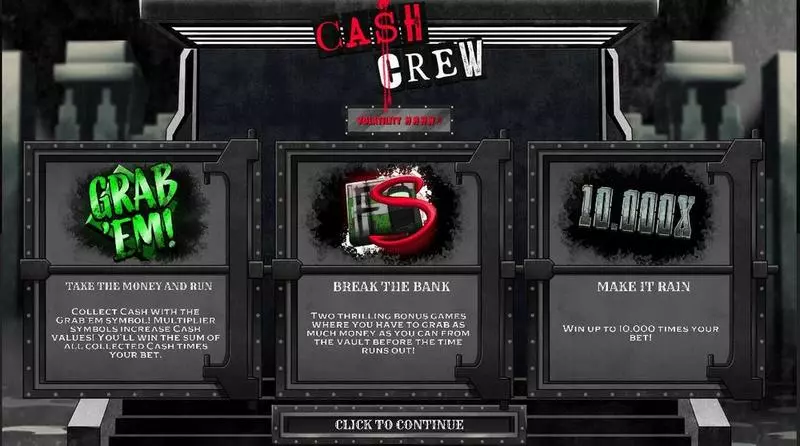 Info and Rules - Cash Crew Hacksaw Gaming Slots Game