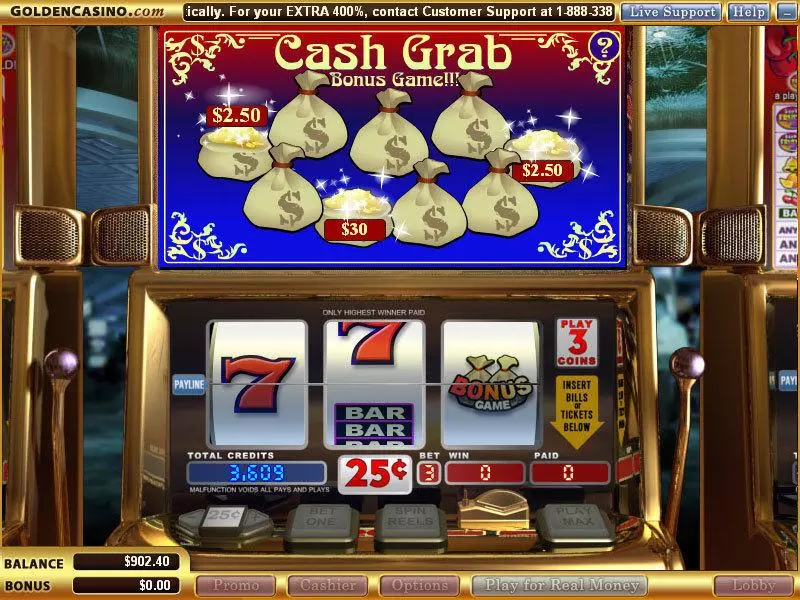 Bonus 1 - Cash Grab WGS Technology Slots Game