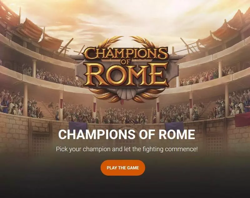 Info and Rules - Champions of Rome Yggdrasil Slots Game