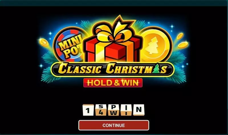 Introduction Screen - Classic Christmas Hold And Win 1Spin4Win Slots Game