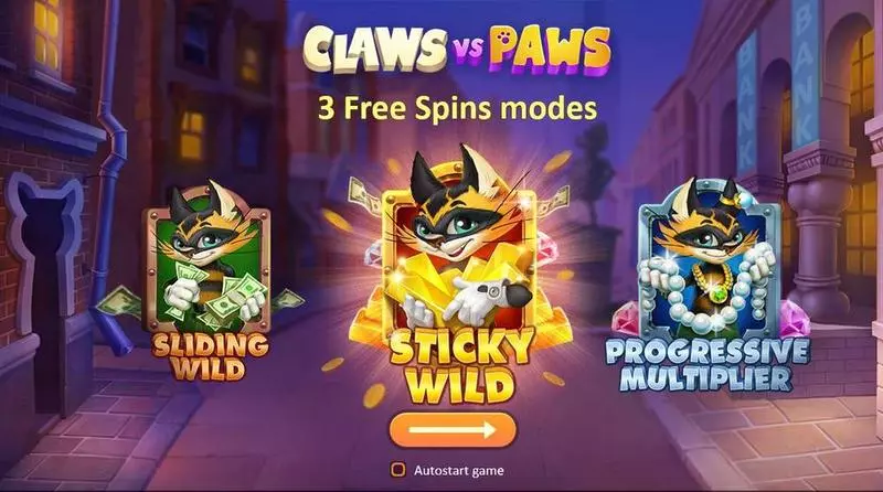 Bonus 3 - Claws vs Paws Playson Slots Game