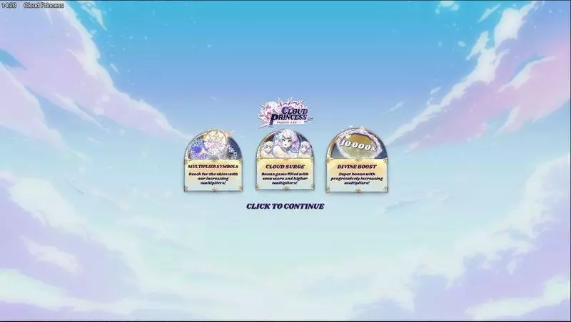 Info and Rules - Cloud Princess Hacksaw Gaming Slots Game