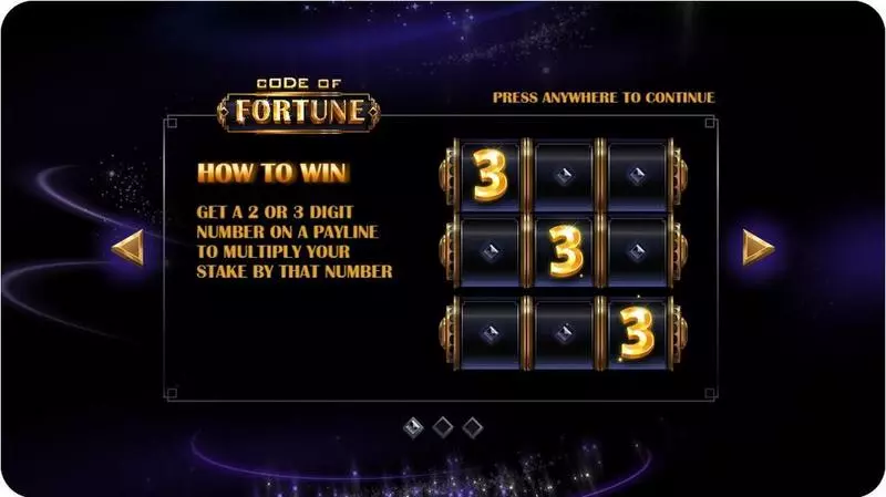 Info and Rules - Code of Fortune Mancala Gaming Slots Game