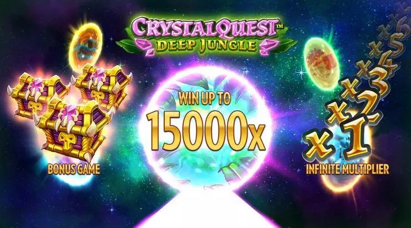Info and Rules - Crystal Quest Deep Jungle Thunderkick Slots Game