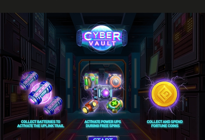 Info and Rules - Cyber Vault Four Leaf Gaming Slots Game