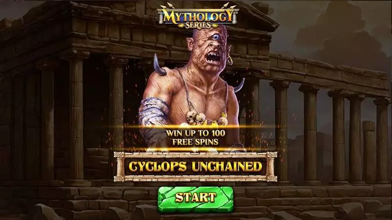 Introduction Screen - Cyclops Unchained Spinomenal Slots Game