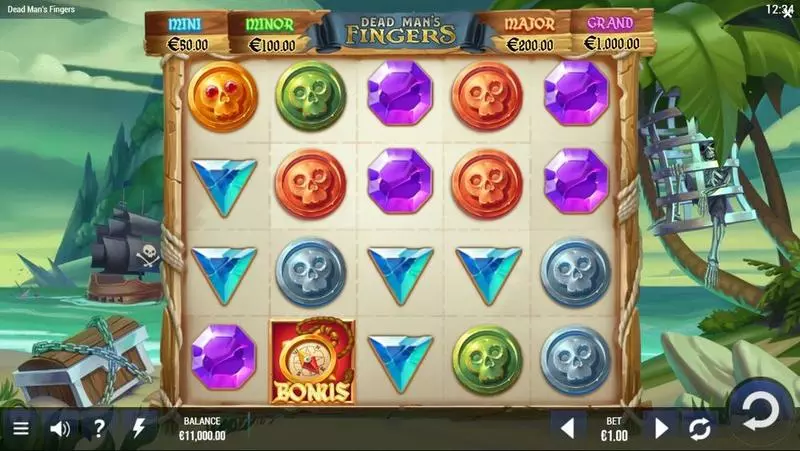 Main Screen Reels - Dead Man’s Fingers G.games Slots Game