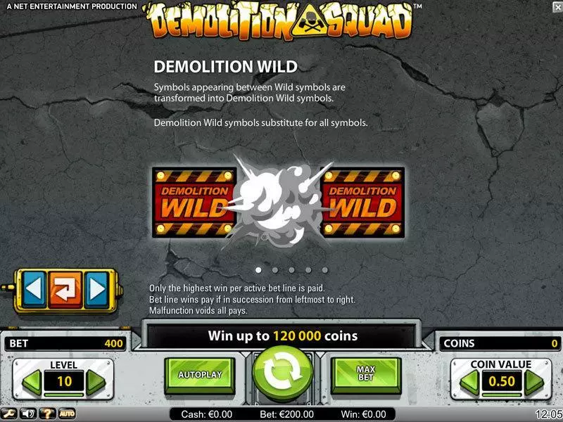 Bonus 1 - Demolition Squad NetEnt Slots Game