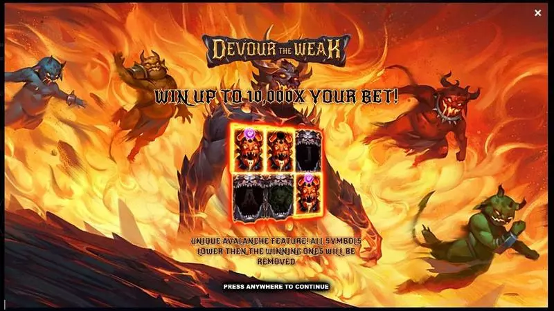 Info and Rules - Devour the Weak Yggdrasil Slots Game