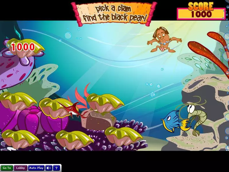 Bonus 1 - Divin' For Pearls Wizard Gaming Slots Game