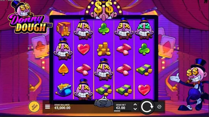 Main Screen Reels - Donny Dough Hacksaw Gaming Slots Game