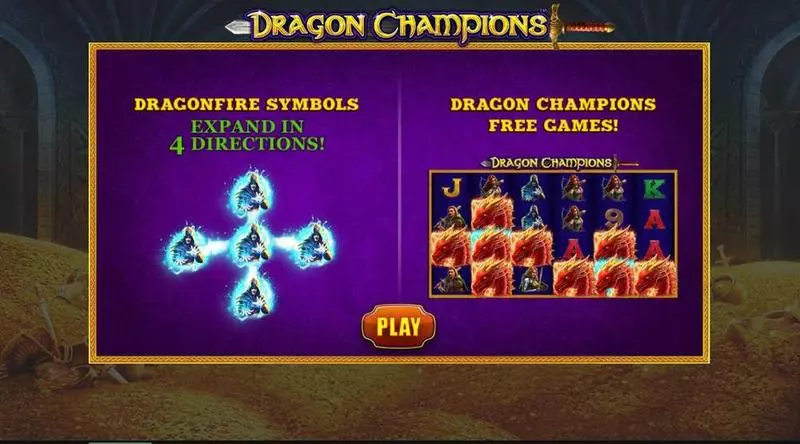 Info and Rules - Dragon Champions PlayTech Slots Game