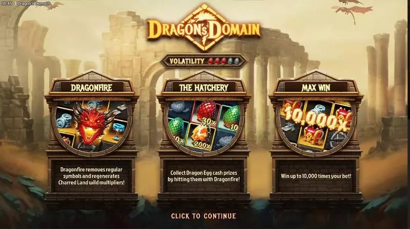 Info and Rules - Dragon’s Domain Hacksaw Gaming Slots Game