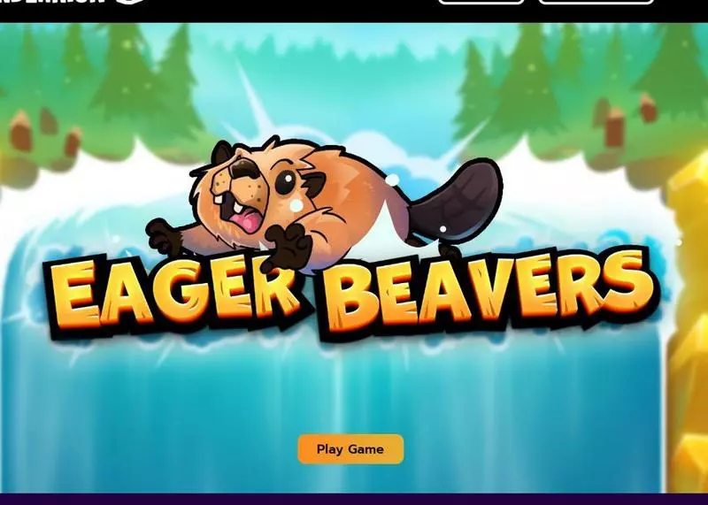 Introduction Screen - Eager Beavers Thunderkick Slots Game