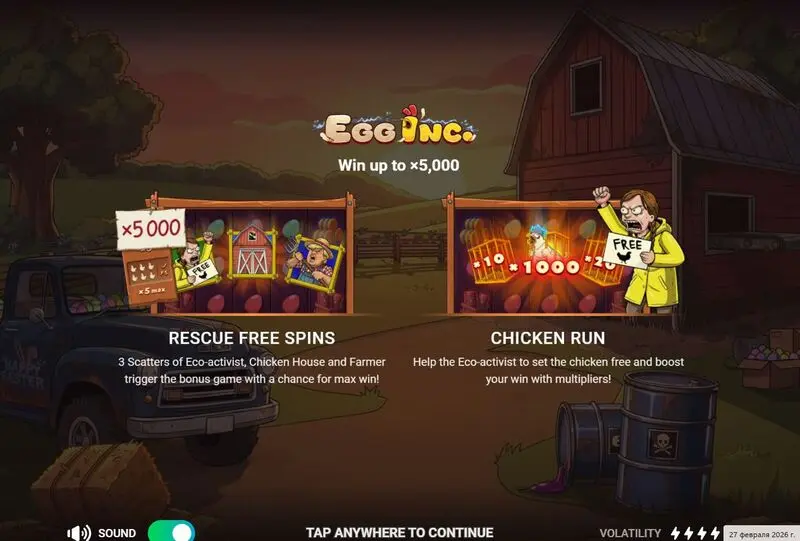 Info and Rules - Egg Inc TrueLab Games Slots Game