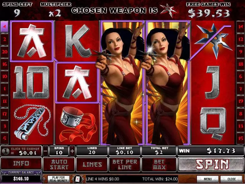 Main Screen Reels - Elektra PlayTech Slots Game