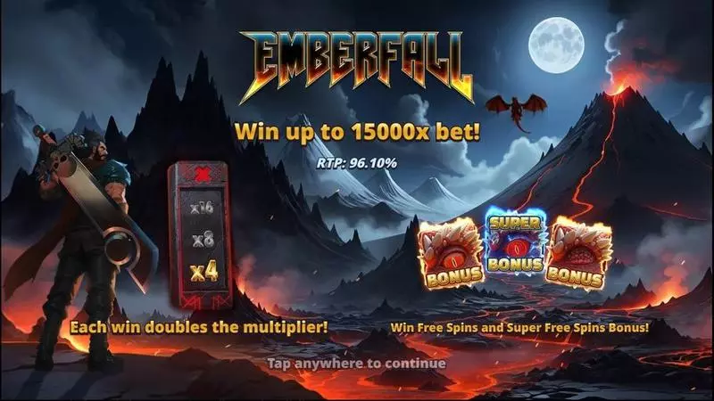 Info and Rules - Emberfall Slotmill Slots Game