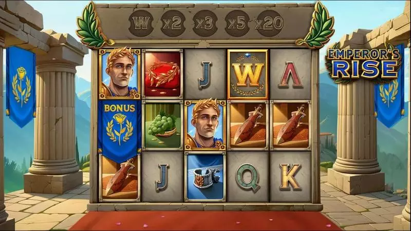 Main Screen Reels - Emperors Rise Slotmill Slots Game