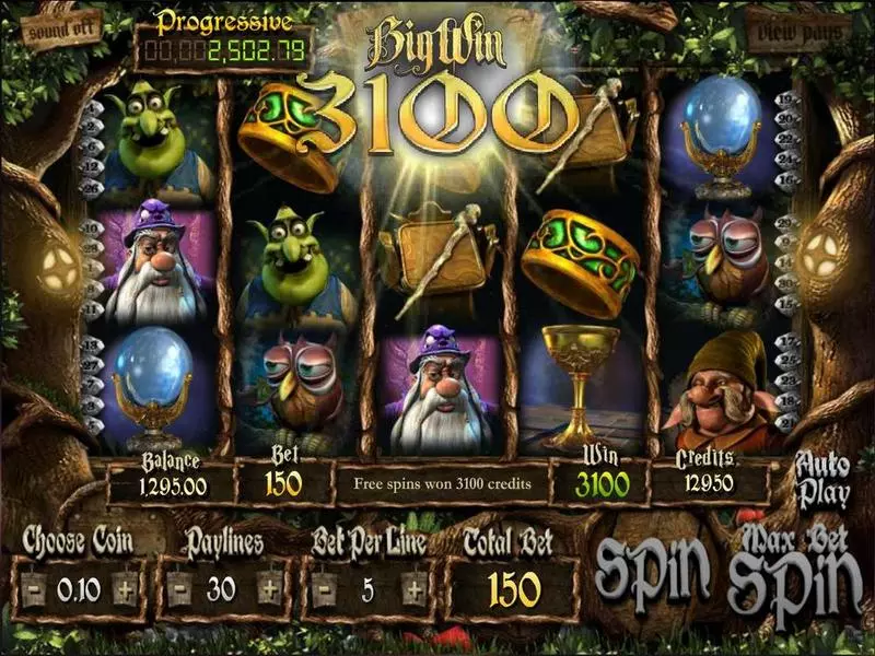 Introduction Screen - Enchanted BetSoft Slots Game