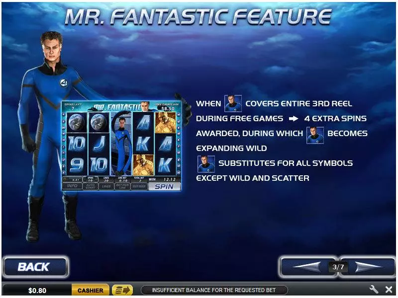 Bonus 1 - Fantastic Four PlayTech Slots Game