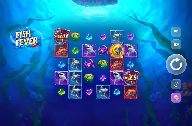 Main Screen Reels - Fish Fever TrueLab Games Slots Game